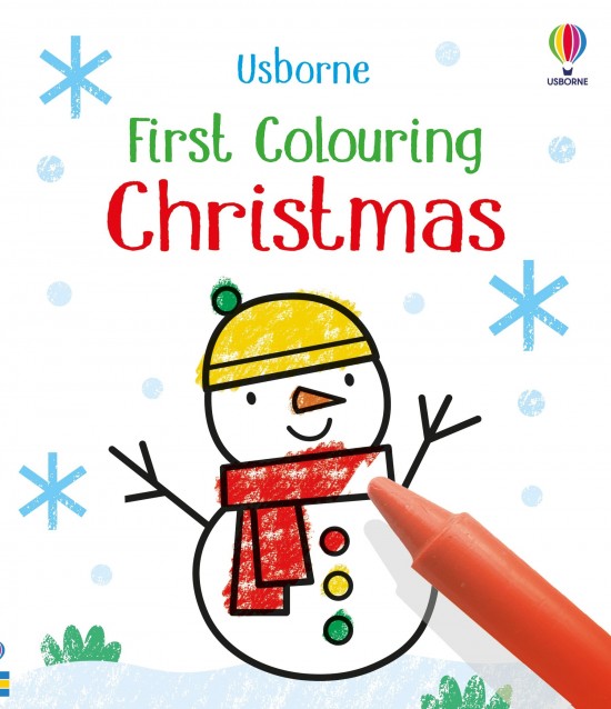 First Colouring Christmas Usborne Publishing