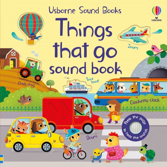 Things That Go Sound Book Usborne Publishing