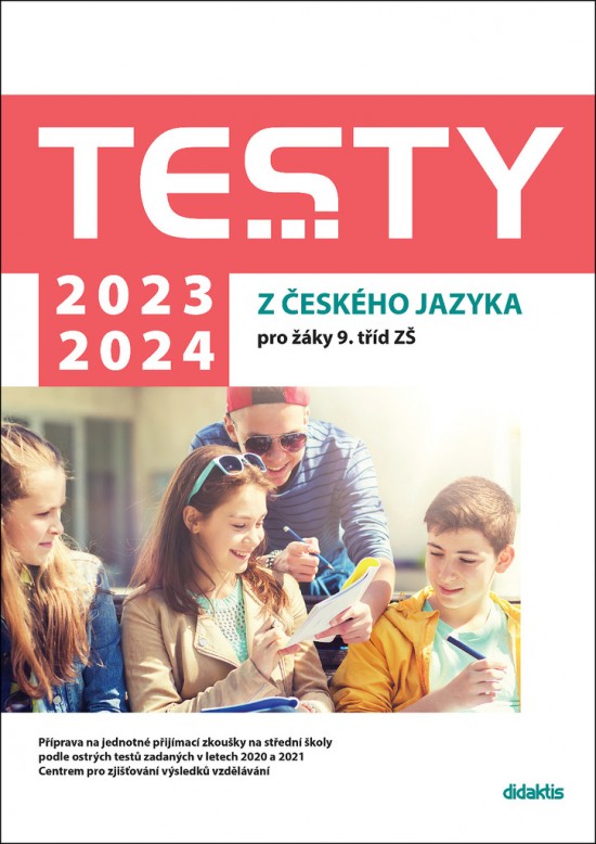 Testy 2023-2024 z českého jazyka pro žáky 9. tříd ZŠ Didaktis