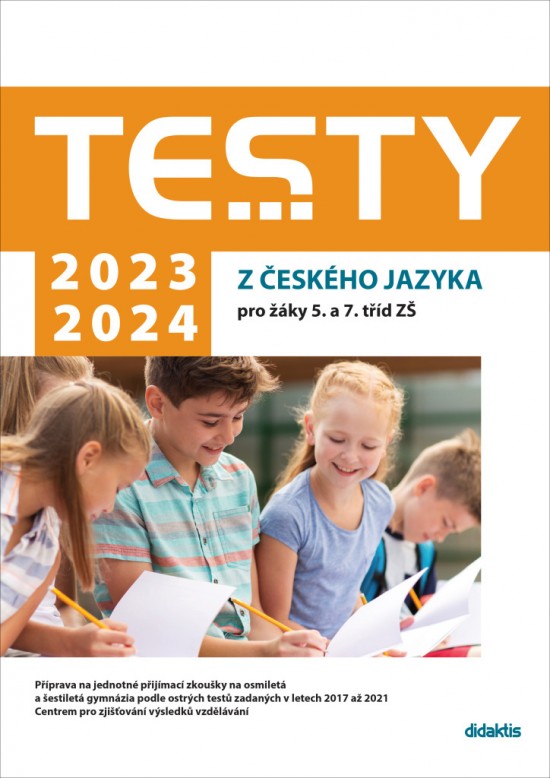 Testy 2023-2024 z českého jazyka pro žáky 5. a 7. tříd ZŠ Didaktis