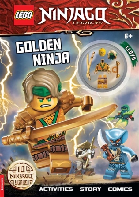 LEGO (R) NINJAGO (R): Golden Ninja Activity Book (with Lloyd minifigure) nezadán