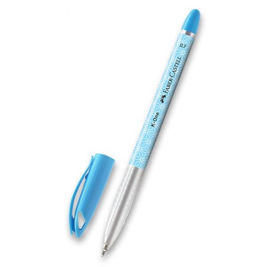 Kuličková tužka Faber-Castell K-One výběr barev, hrot 0,7mm modrá Faber-Castell