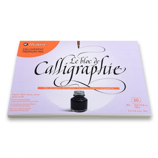 Blok Clairefontaine Calligraphy Pad A4, 30 listů, 125 g Clairefontaine
