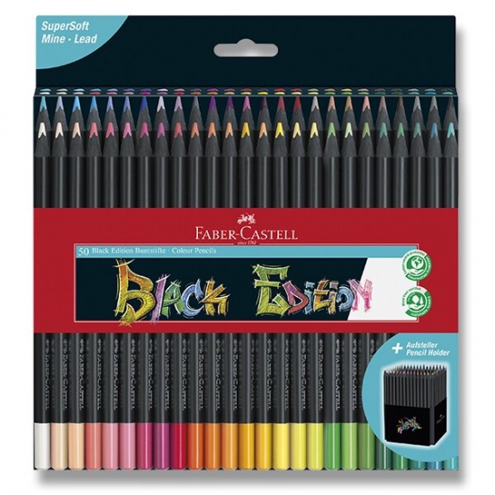 Pastelky Faber-Castell Black Edition 50 barev Faber-Castell