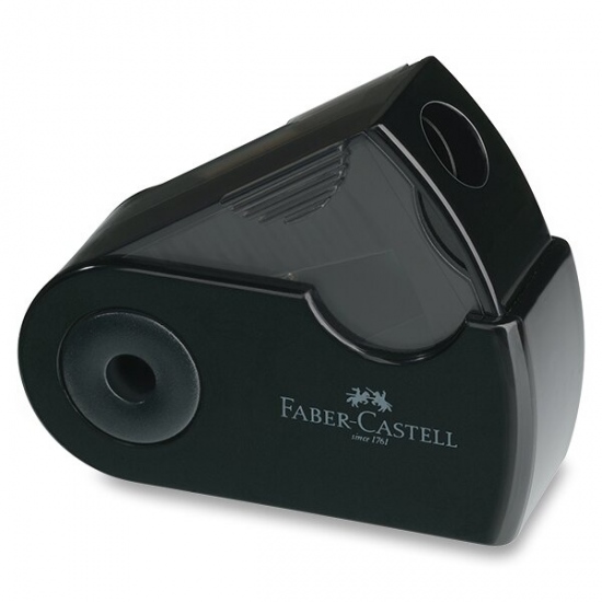 Ořezávátko Faber-Castell Sleeve Mini Black 1 otvor Faber-Castell