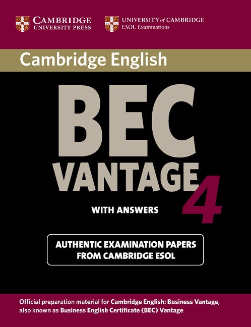Cambridge BEC Vantage 4 Student´s Book with Answers