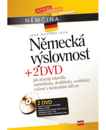 Německá výslovnost + 2 DVD
