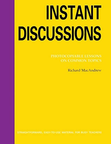 BOOKS FOR TEACHERS: INSTANT DISCUSSIONS National Geographic learning