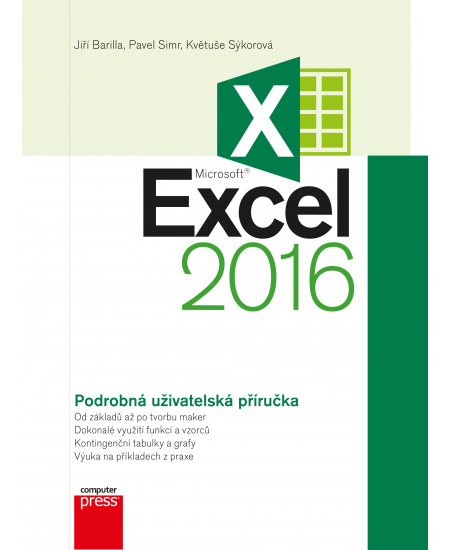 Microsoft Excel 2016 Podrobná uživatelská příručka