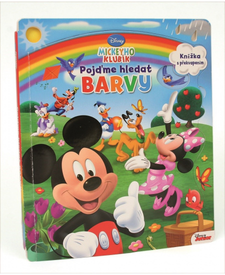 Mickeyho klubík - Pojďme hledat barvy - Knížka s překvapením