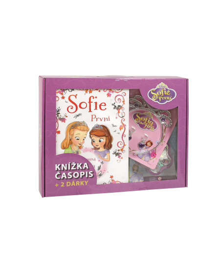 Sofie První - knížka Tajemná kletba, časopis + 2 dárky
