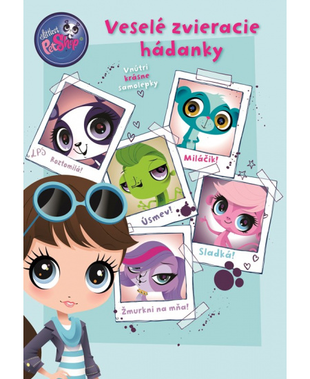 Littlest Pet Shop - Veselé zvířecí hádanky - Roztomilé samolepky uvnitř