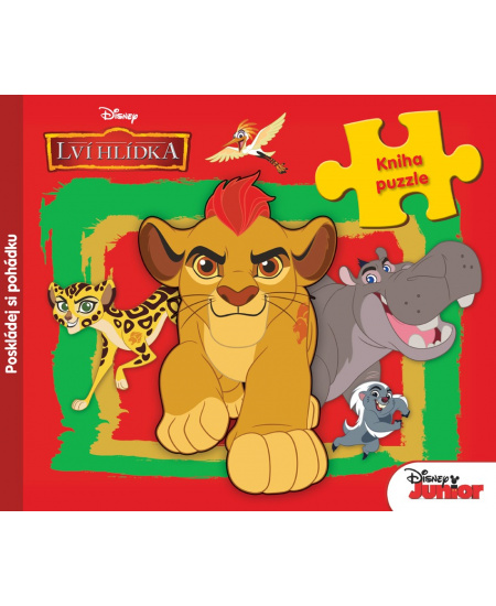 Disney Junior - Lví hlídka - Kniha puzzle - Poskládej si pohádku
