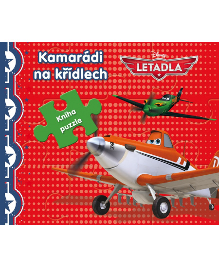 Letadla - Kniha puzzle - Poskládej si pohádku 