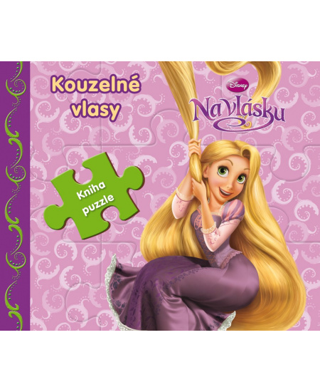 Na vlásku - Kouzelné vlasy - Kniha puzzle