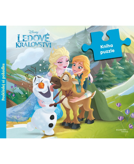 Ledové království - Kniha puzzle - Poskládej si pohádku