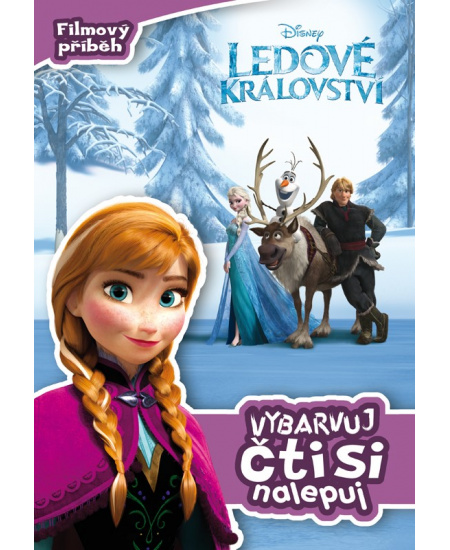 Ledové království - Filmový příběh - Vybarvuj, čti si, nalepuj