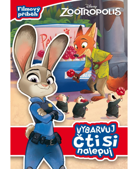Zootropolis - Filmový příběh - Vybarvuj, čti si, nalepuj