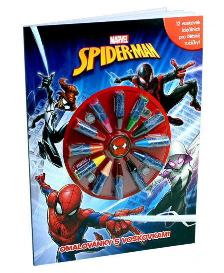 Spider-Man - Omalovánky s voskovkami EGMONT
