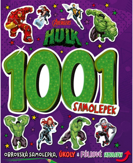 Marvel Avengers - Hulk1001 samolepek EGMONT