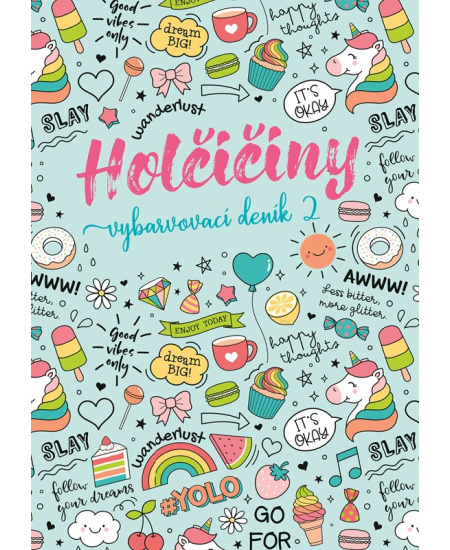 Holčičiny - Vybarvovací deník 2