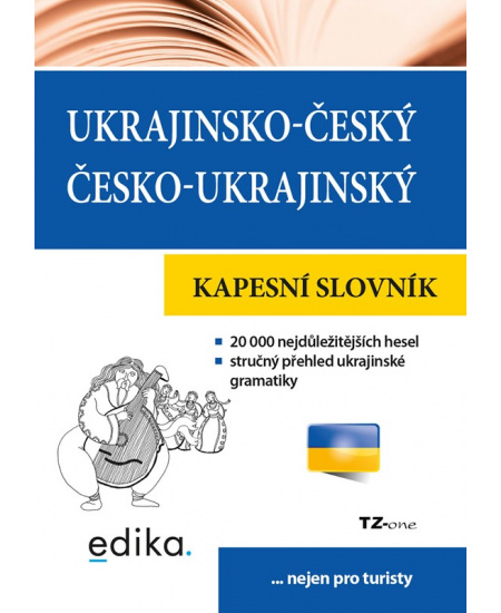 Ukrajinsko-český česko-ukrajinský kapesní slovník Edika