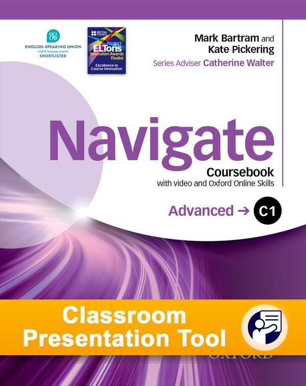 Navigate Advanced C1: Classroom Presentation Tool Coursebook eBook (OLB) Oxford University Press