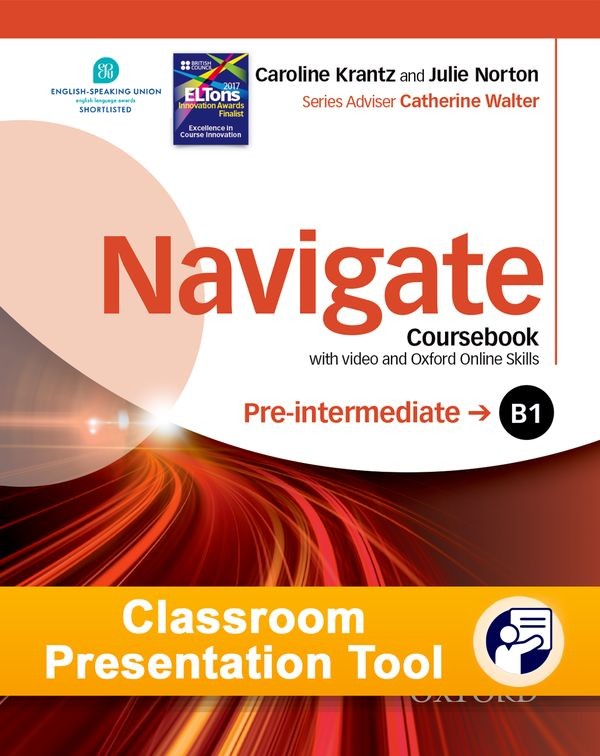 Navigate Pre-intermediate B1: Classroom Presentation Tool Coursebook eBook (OLB) Oxford University Press
