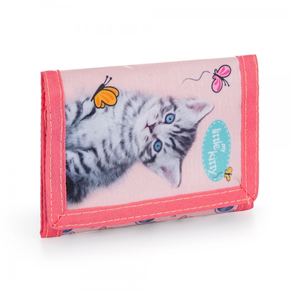 Dětská textilní peněženka kočka KARTONPP