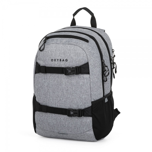 Studentský batoh OXY Sport Grey Melange KARTONPP
