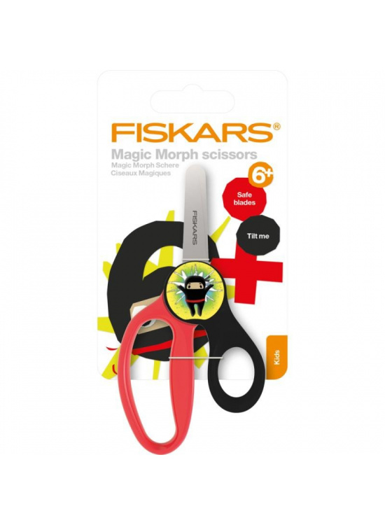 Fiskars Magic Morph Dětské nůžky - nindža 13 cm od 6+ DECRA s.r.o.