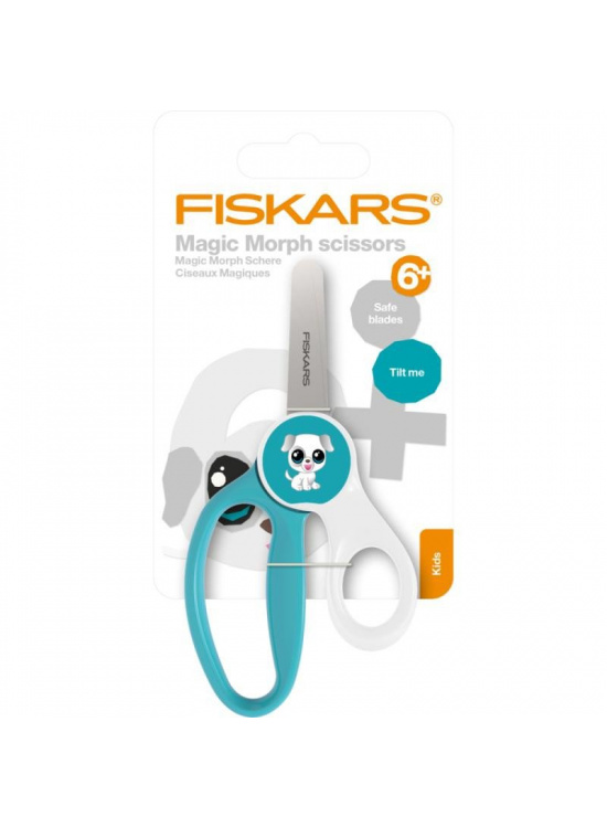 Fiskars Magic Morph Dětské nůžky - štěně 13 cm od 6+ DECRA s.r.o.