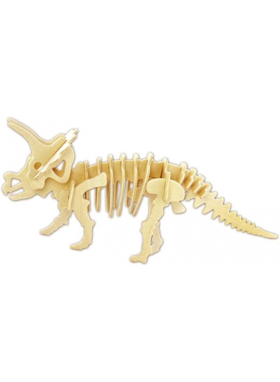Dřevěné 3D puzzle - Triceratops JRK Kladno