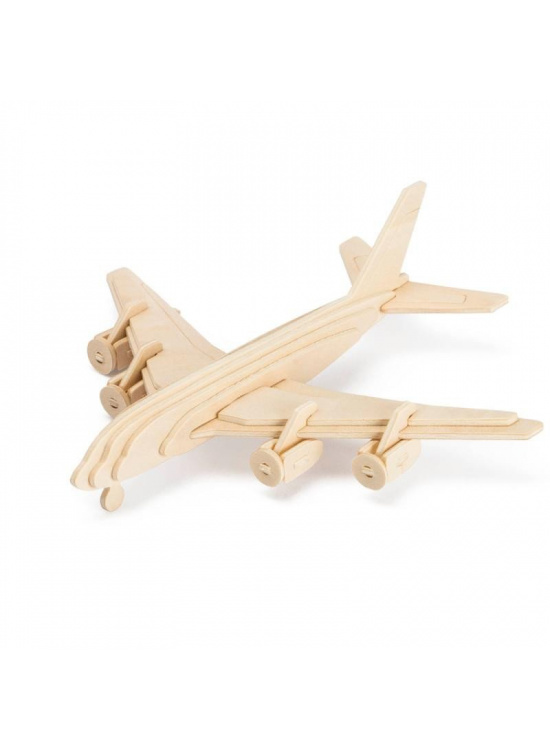 Dřevěné 3D puzzle - Civilní letadlo JRK Kladno