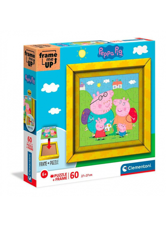 Clementoni Puzzle Frame me up - Prasátko Peppa 60 dílků