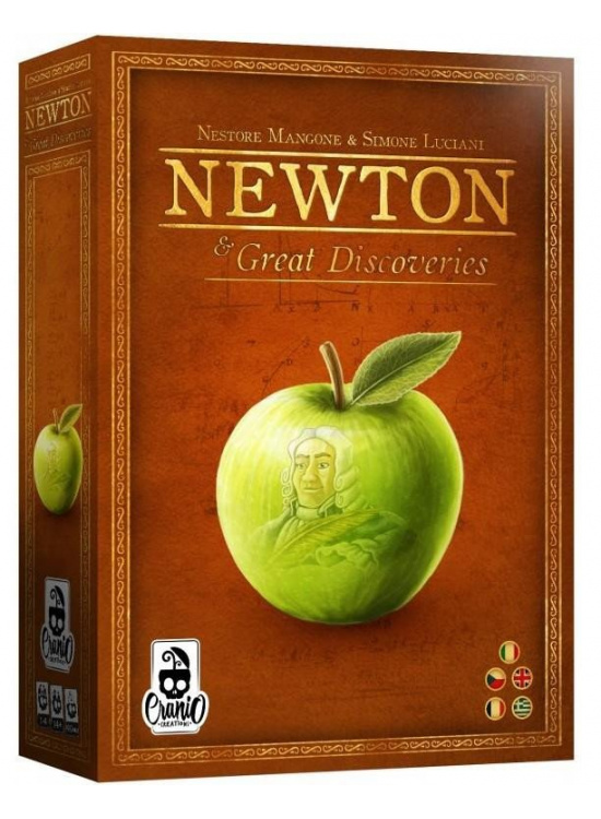 Newton a Velké objevy CZ/EN - strategická desková hra Miroslav Tlamicha - TLAMA games