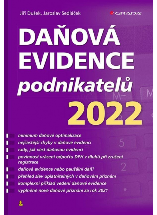 Daňová evidence podnikatelů 2022