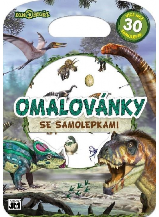 Dino - Omalovánky se samolepkami JIRI MODELS a. s.