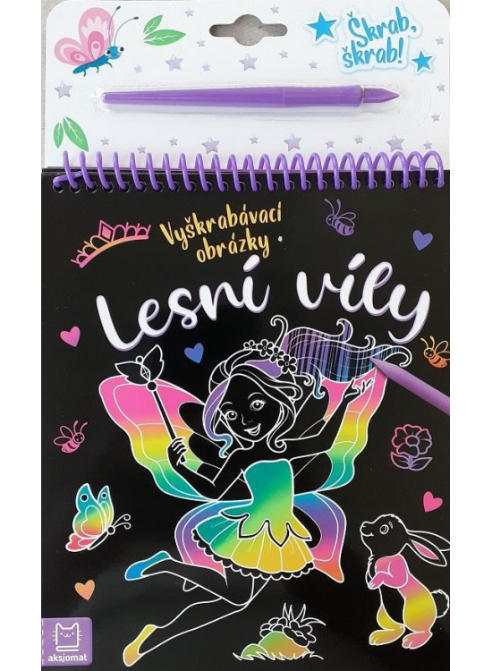 Vyškrábavací obrázky Lesní víly