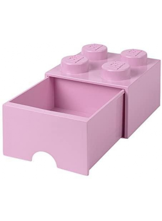 Úložný box LEGO s šuplíkem 4 - světle růžový SmartLife s.r.o.