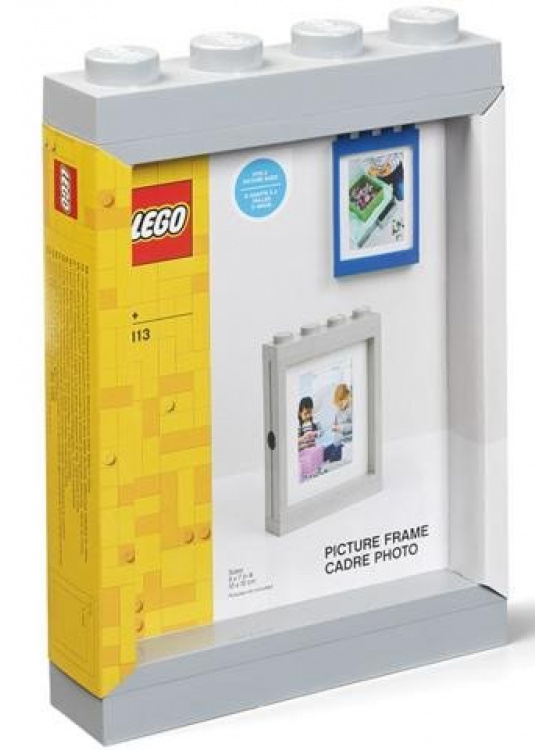 Fotorámeček LEGO - šedý