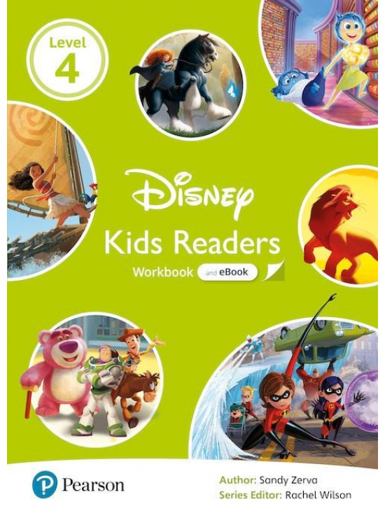 Pearson English Kids Readers: Level 4 Workbook with eBook and Online Resources (DISNEY) Edu-Ksiazka Sp. S.o.o.