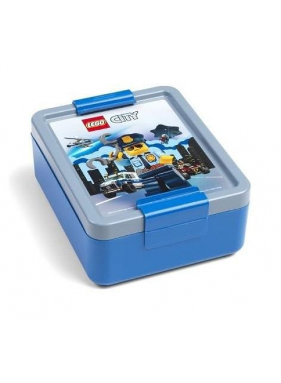 Box na svačinu LEGO City - modrá
