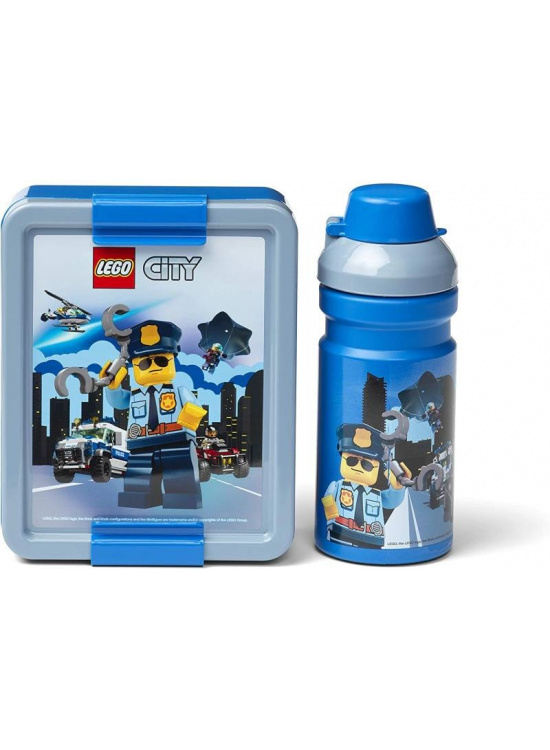 Svačinový set LEGO City (láhev a box) - modrá SmartLife s.r.o.
