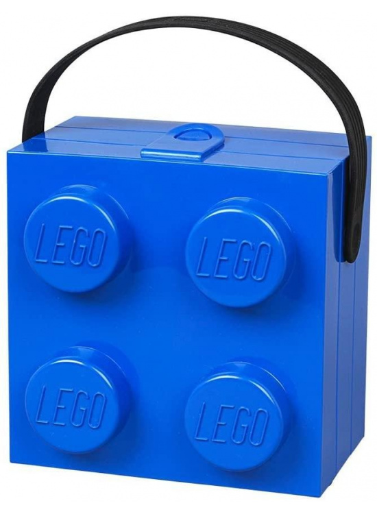 Svačinový box LEGO s rukojetí - modrý SmartLife s.r.o.
