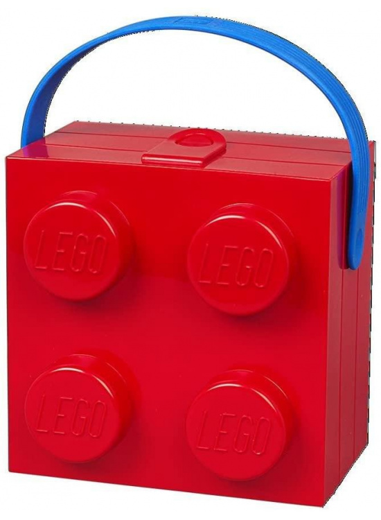 Svačinový box LEGO s rukojetí - červený SmartLife s.r.o.