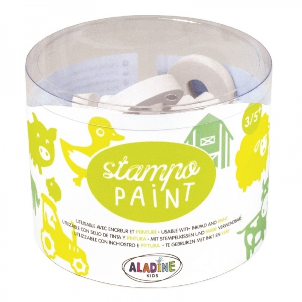 Malovací pěnová razítka StampoPAINT - Farma Aladine