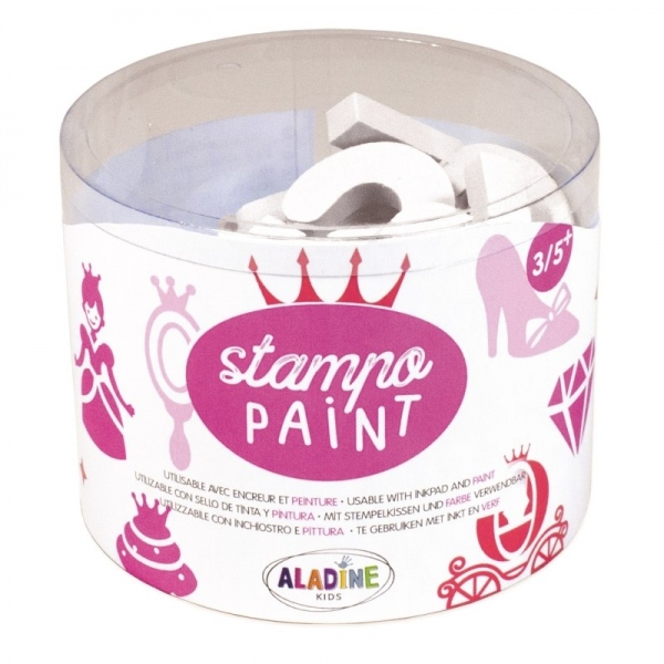 Malovací pěnová razítka StampoPAINT - Princezny Aladine