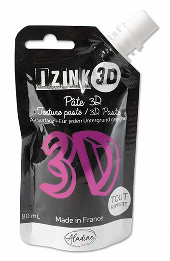 Reliéfní pasta, 3D IZINK, 80 ml - crocus, fialová Aladine