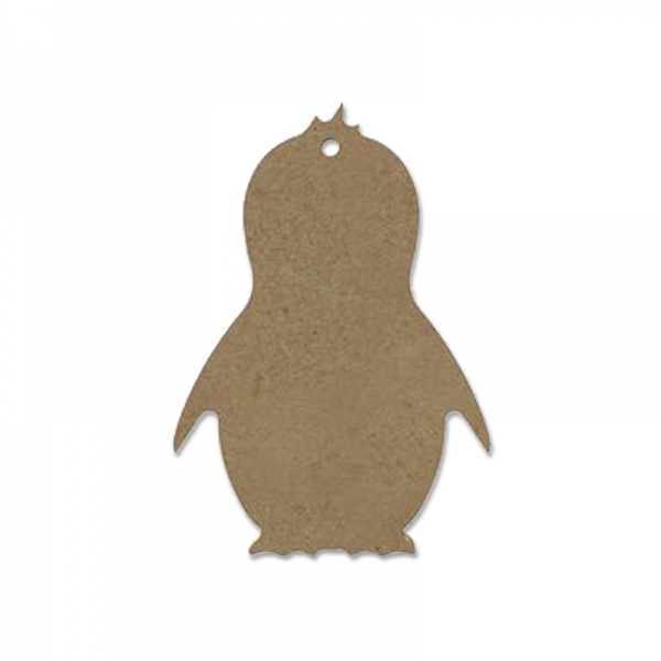 Dřevěný výřez k dekoraci Gomille závěsný, 10 cm – tučňák Aladine